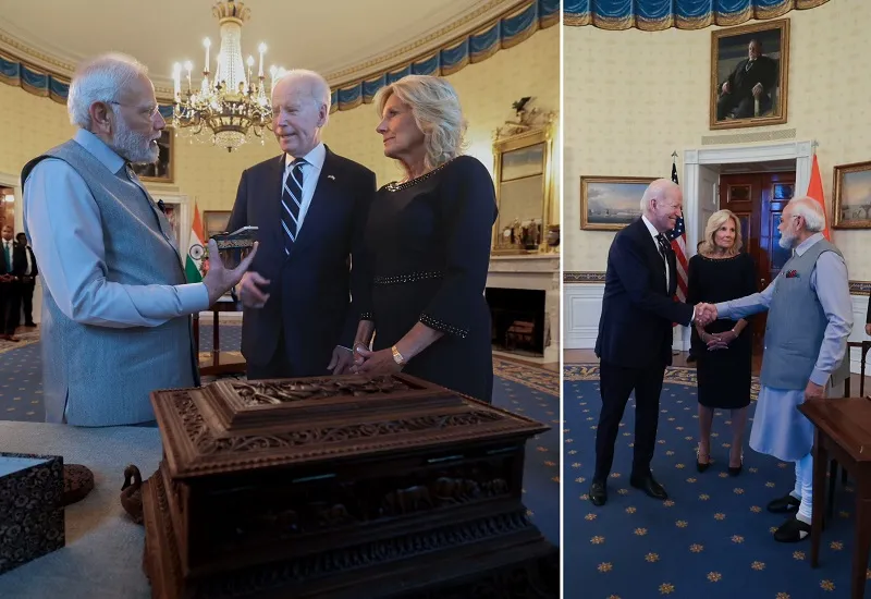 PM Modi US visit : डायमंड-नमक, घी और गुड़...पीएम मोदी ने जो बाइडेन-फर्स्ट लेडी Jill Biden को दिए ये गिफ्ट 